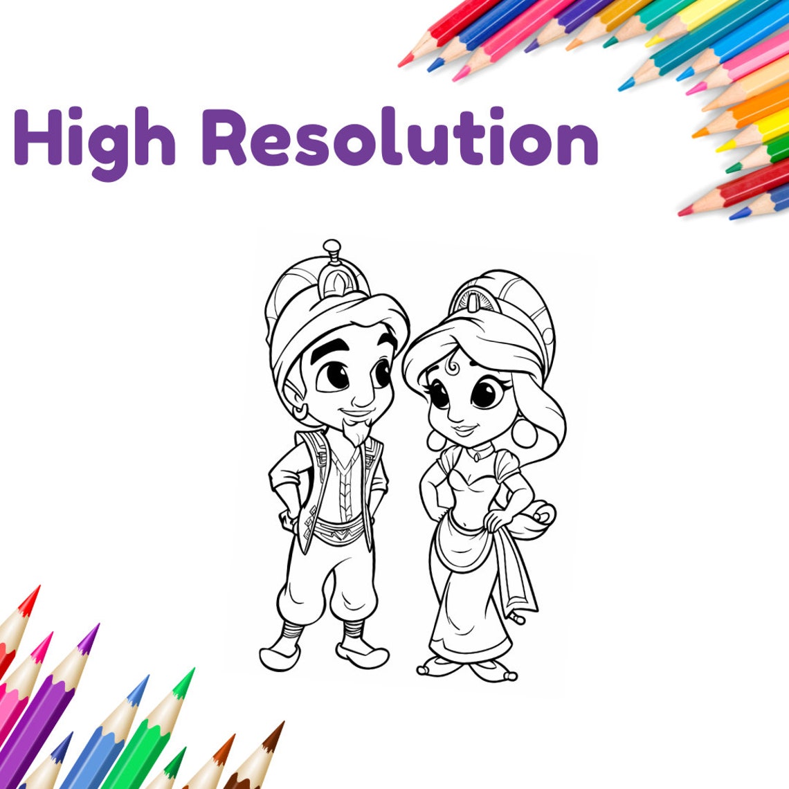 Easy Aladdin Coloring Pages, 40 High Quality Coloring Books, Printable ...