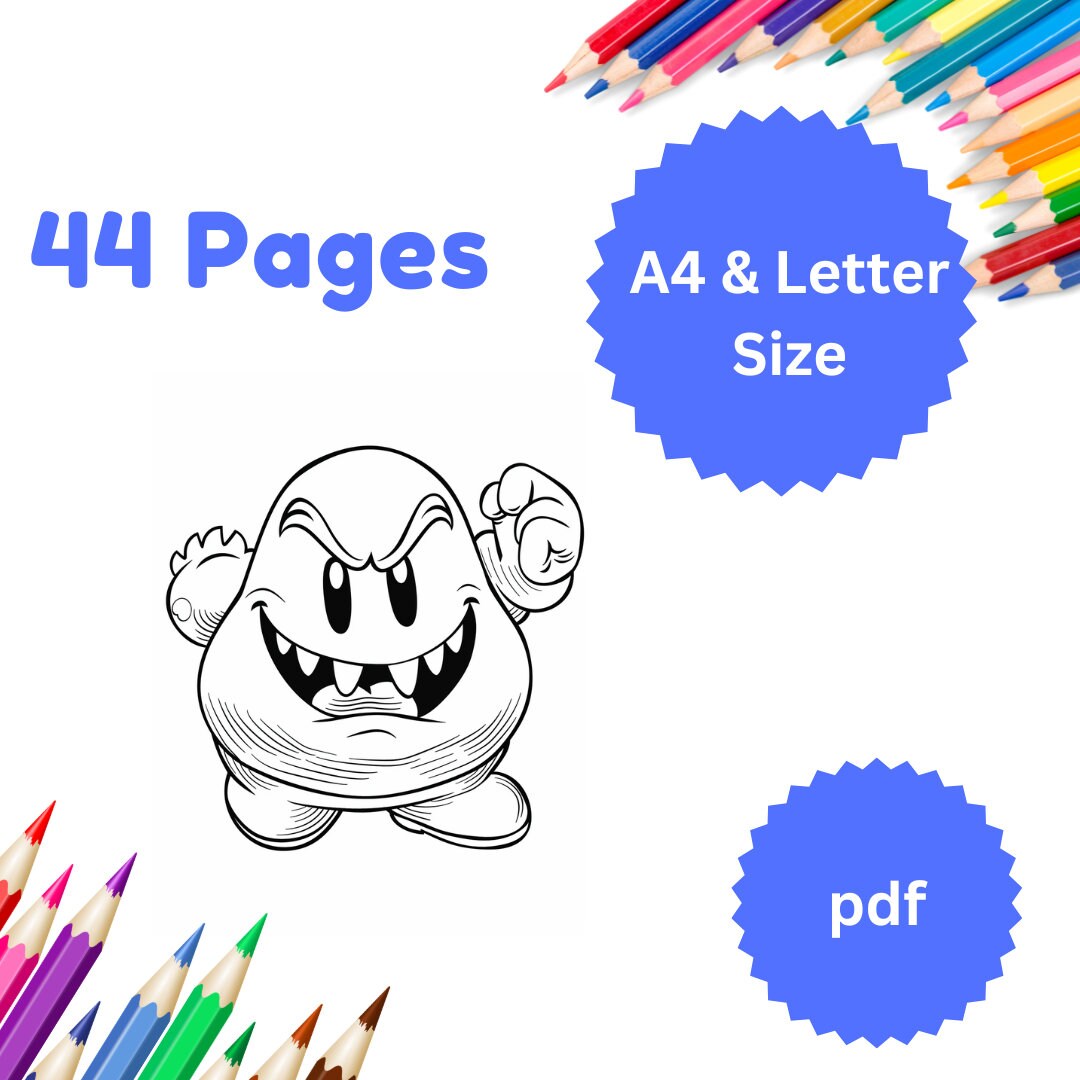 Easy Mario Coloring Pages, High Quality Coloring Books, Printable ...