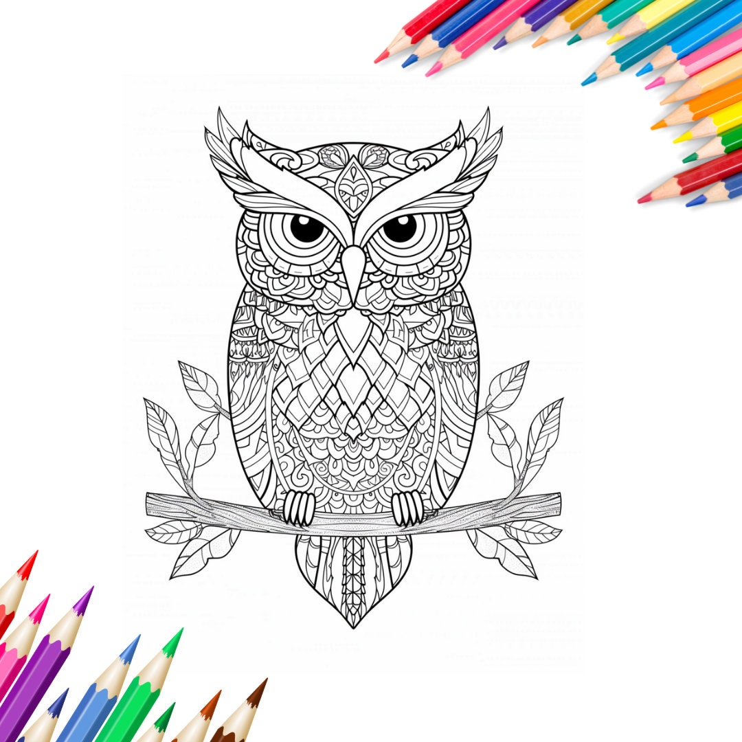 Easy Mandala Animal Coloring Pages, 46 High Quality Coloring Books