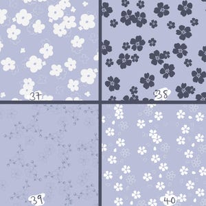 Coquette Seamless Pattern Brushes for Procreate! Flower Wallpaper, Botanical Lines, Floral, Vintage Floral Bouquets instant download) image 6