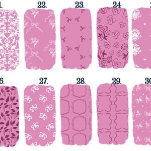 Coquette Seamless Pattern Brushes for Procreate! Patterns, Bows, Lines, Floral, Vintage Patterns for Beginners (instant download) image 13