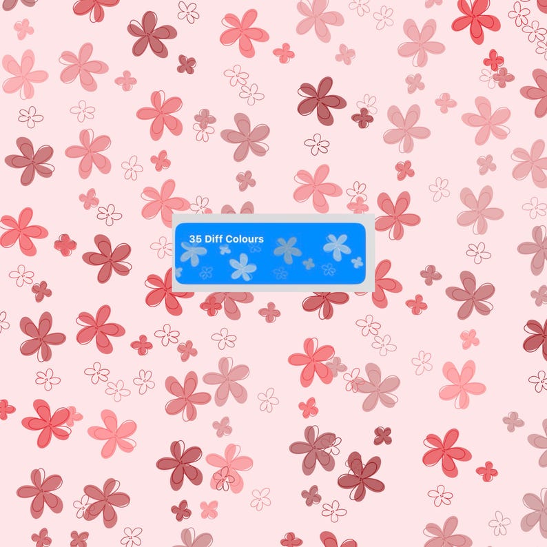 Coquette Seamless Pattern Brushes for Procreate! Flower Wallpaper, Botanical Lines, Floral, Vintage Floral Bouquets instant download) image 15