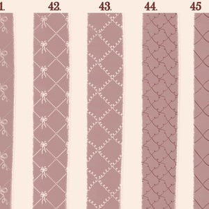 Coquette Seamless Pattern Brushes for Procreate! Patterns, Bows, Lines, Floral, Vintage Patterns for Beginners (instant download) image 15