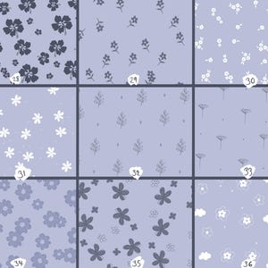 Coquette Seamless Pattern Brushes for Procreate! Flower Wallpaper, Botanical Lines, Floral, Vintage Floral Bouquets instant download) image 5
