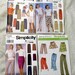 Pants, Shorts & Skirt Sewing Patterns, size XS to XL, 6 to 16 - UNCUT