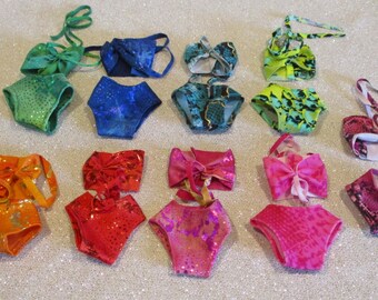 2-Pc Swimsuits for the Curvey Barbie - Handmade