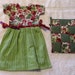 Rose Tea Towel Dress & 2 Matching Pot Holders