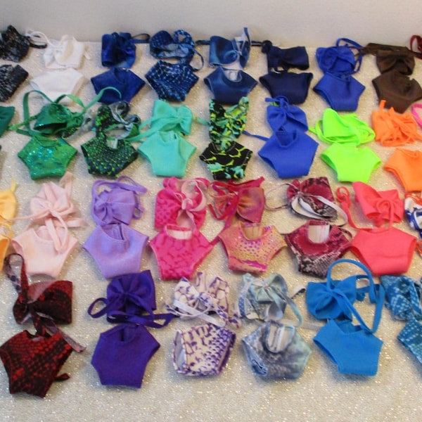 2-Pc Swimsuits for 11.5" Fashion Dolls