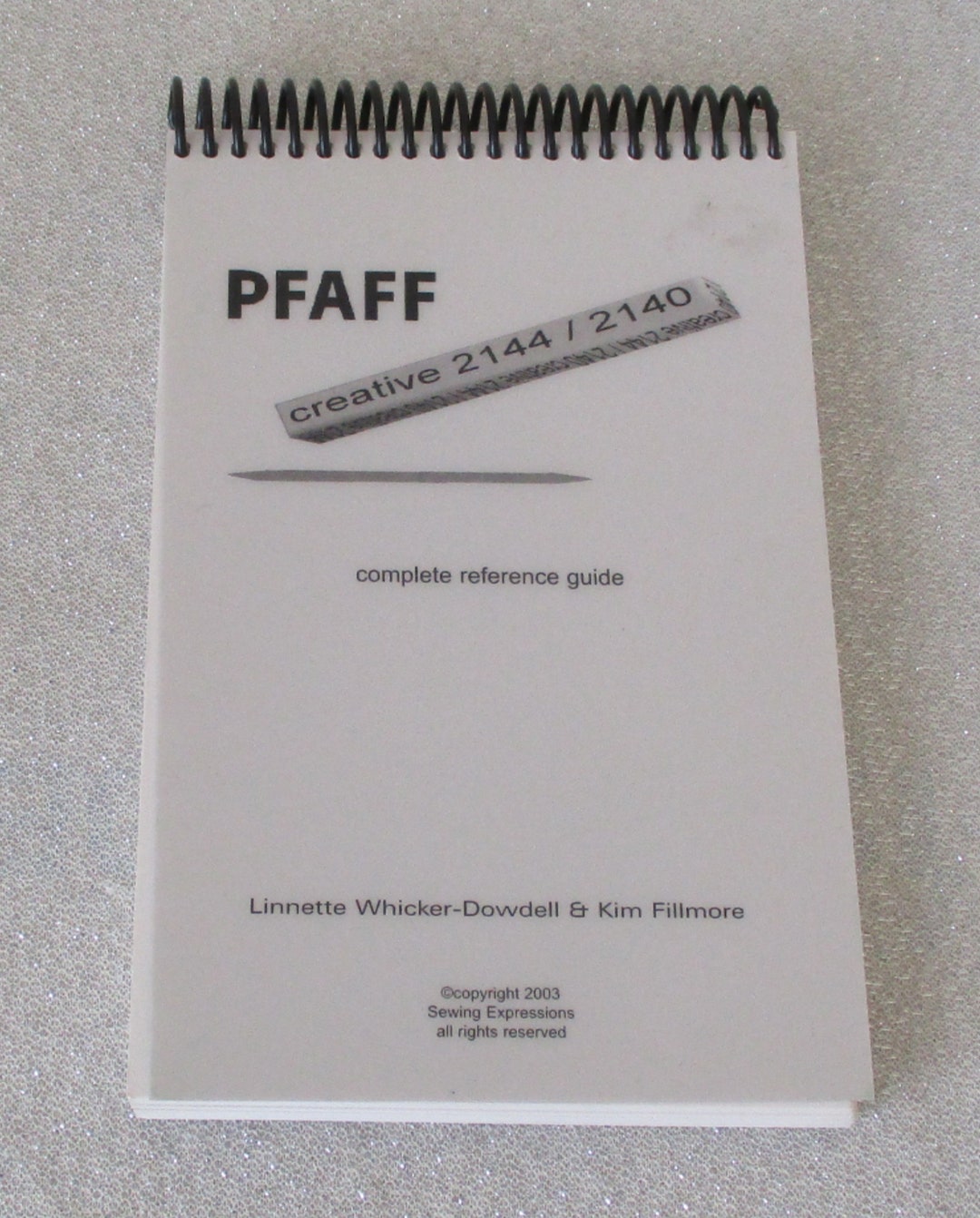 Pfaff Creative 2144/2140 Complete Reference Guide Etsy
