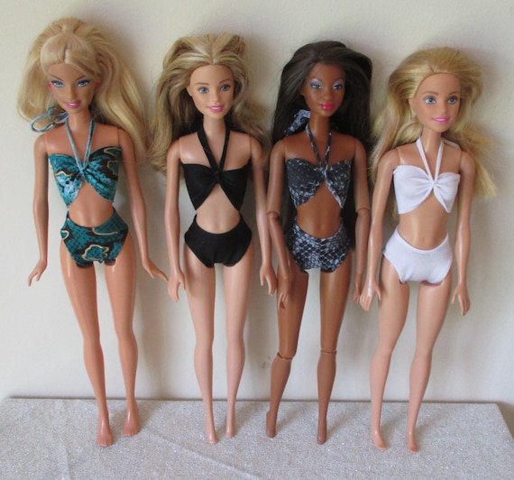 Taille 2 Kit de vêtements pour poupée Barbie, avec 2 maillots de