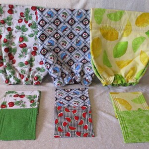 Fruit Tea Cozy with Matching Coaster Sets, Large - 6 to 8 cups