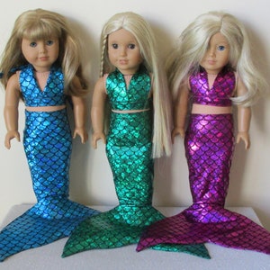 Mermaid Tails for the American Girl or any other 18” Doll - Scales1