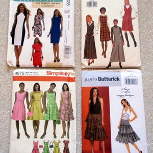Skirt & Dress Sewing Patterns for Misses’, sizes 6 to 14 - Uncut