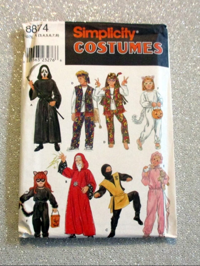Halloween Costume Sewing Patterns Toddler & Child Sizes 3 to Etsy