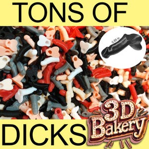 Tiny Penis Dick Micros BULK | Lots Of Dicks | For Pranks, Gags, Weddings, Concerts | Funny Tiny Dicks LOT | Bag of Dicks | Novelty, Risque