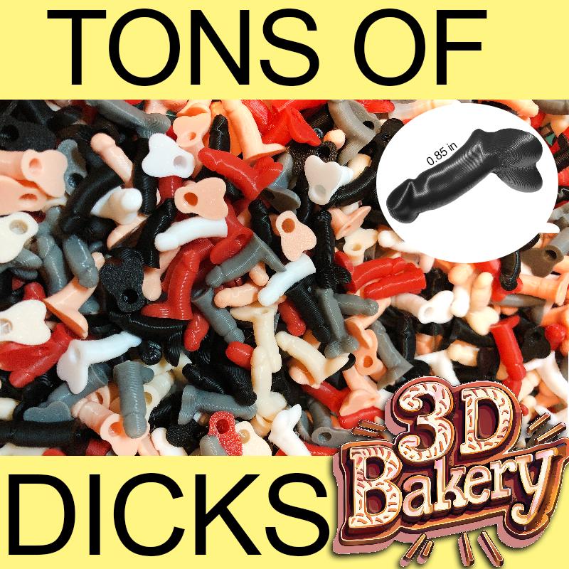 Tiny Penis Dick Micros BULK | Lots Of Dicks | For Pranks, Gags, Weddings, Concerts | Funny Tiny Dicks LOT | Bag of Dicks | Novelty, Risque