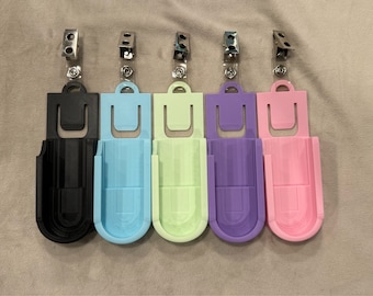 Multiple Colors~ Secure and Stylish Vocera Holder With Clip B3000