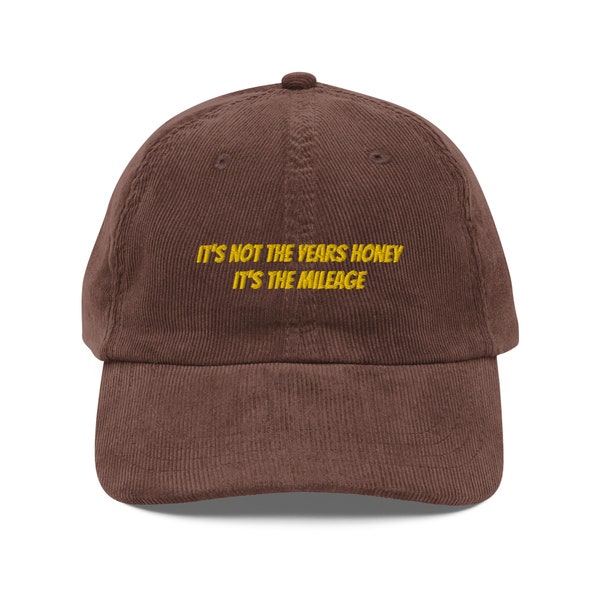 Indiana Jones Hat, Famous Film Quote Corduroy Hat, Unique 90s Hat, Embroidered Hat, Adjustable Brown Hat, Movie Lover Gift