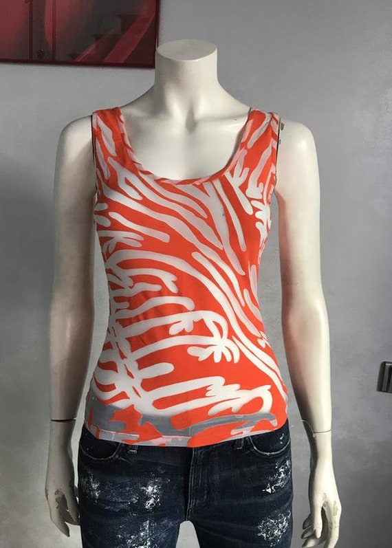 VTG NWT GF Ferre Zebra Top