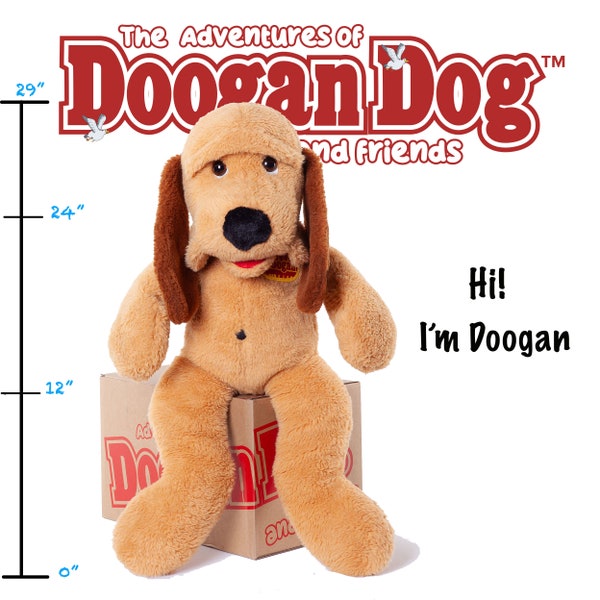 Stuffed animal Doogan Dog, Childrens toy ,Large plush toy,