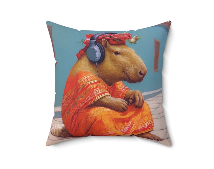 Decorative Pillow | Capybara Auntie | 2 sizes