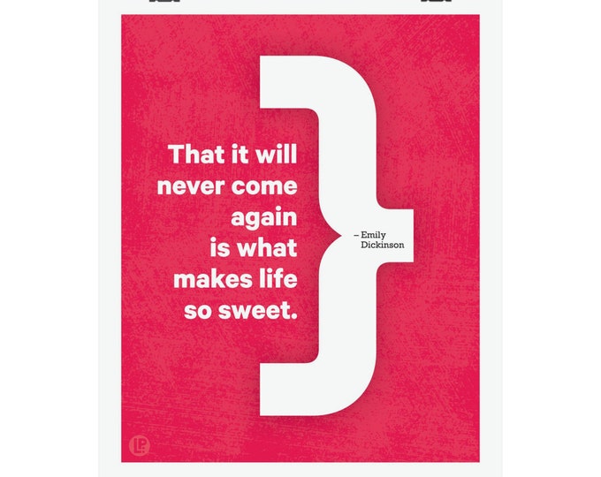 Poster Print Quote • Dickinson, Sweet • 4 Sizes • Words of Women