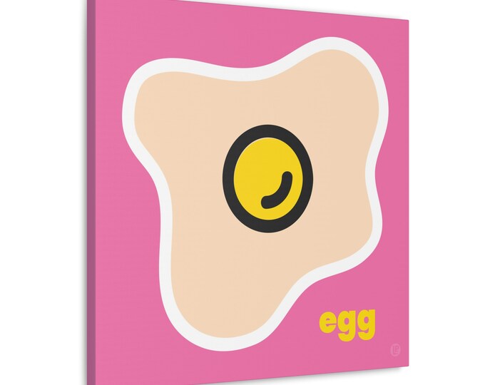 Egg | Canvas Art | Room and Wall Décor | Pop Art Style