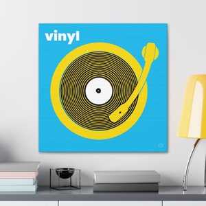 Lofi Vinyl | Canvas Art | Room and Wall Décor | Pop Art Style