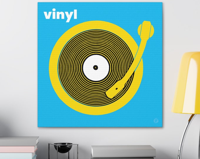 Lofi Vinyl | Canvas Art | Room and Wall Décor | Pop Art Style