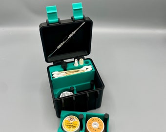Dab Kit, Organized Compact Dab Station - Great for Home or Travel - Fun to Use! - Secure and Discreet Dab Box - Now Includes Dab Tool + Mops