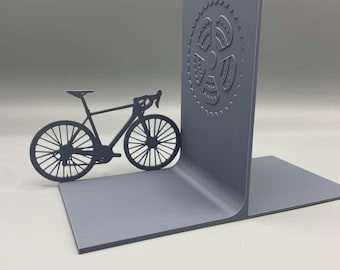 Road Bike Bookend: Unique Bicycle Decor for Book Lovers