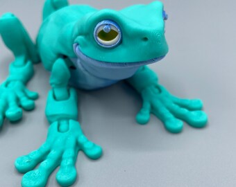 Tree Frog - 5” 3D Printed Toy Frog - Cute Frog for any Frog Lover