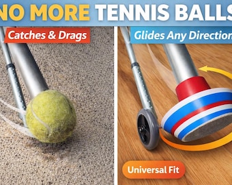 Omni-Directional Walker Skis – Universal attachment for smooth, any-direction mobility