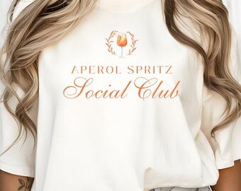 Old Money Aperol spritz Shirt Spritz Lover shirt Cocktail lover gift shirt Aperol Custom Bachelorette Aperol Shirt Casual drink Shirt