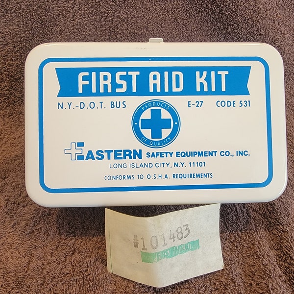 1965 First Aid Kit - New - Eastern Safety Equipment Co., INC.