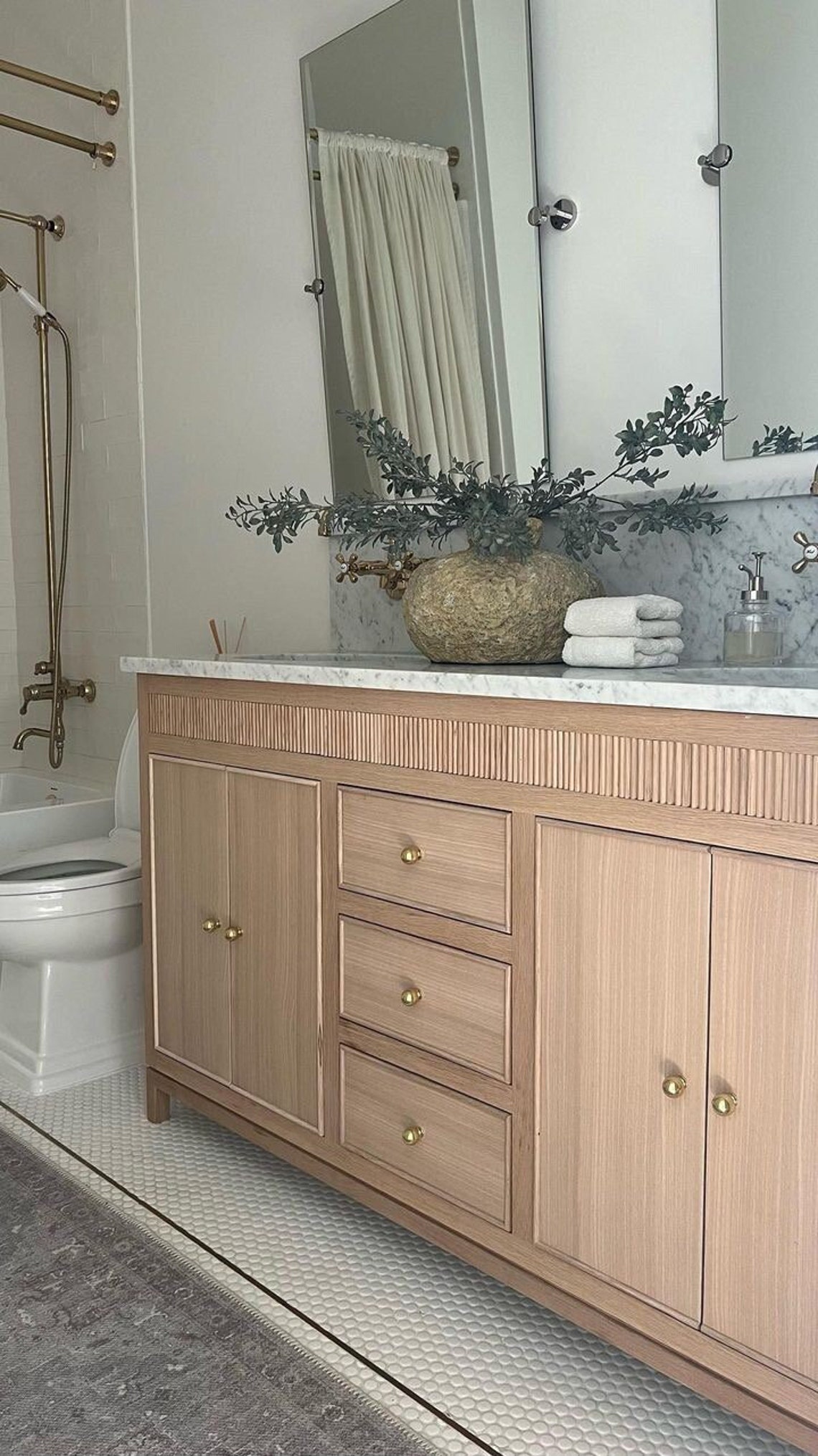 White Oak Custom Vanity - Etsy