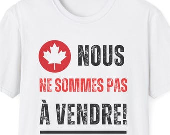 Canadian Pride, Buy Canadian, 51st State, Maple Leaf, T-Shirt, Perfect for Canada Day, Elbows Up, Support Canada, Gifts, Summer Wear.