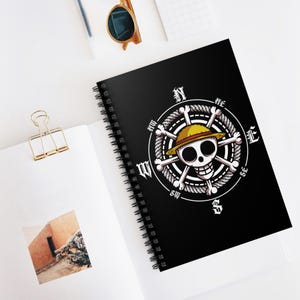 Stijlvol op piraten geïnspireerd notitieboek - perfect voor het maken van aantekeningen, dagboeken, school, cadeaus en piratenfans
