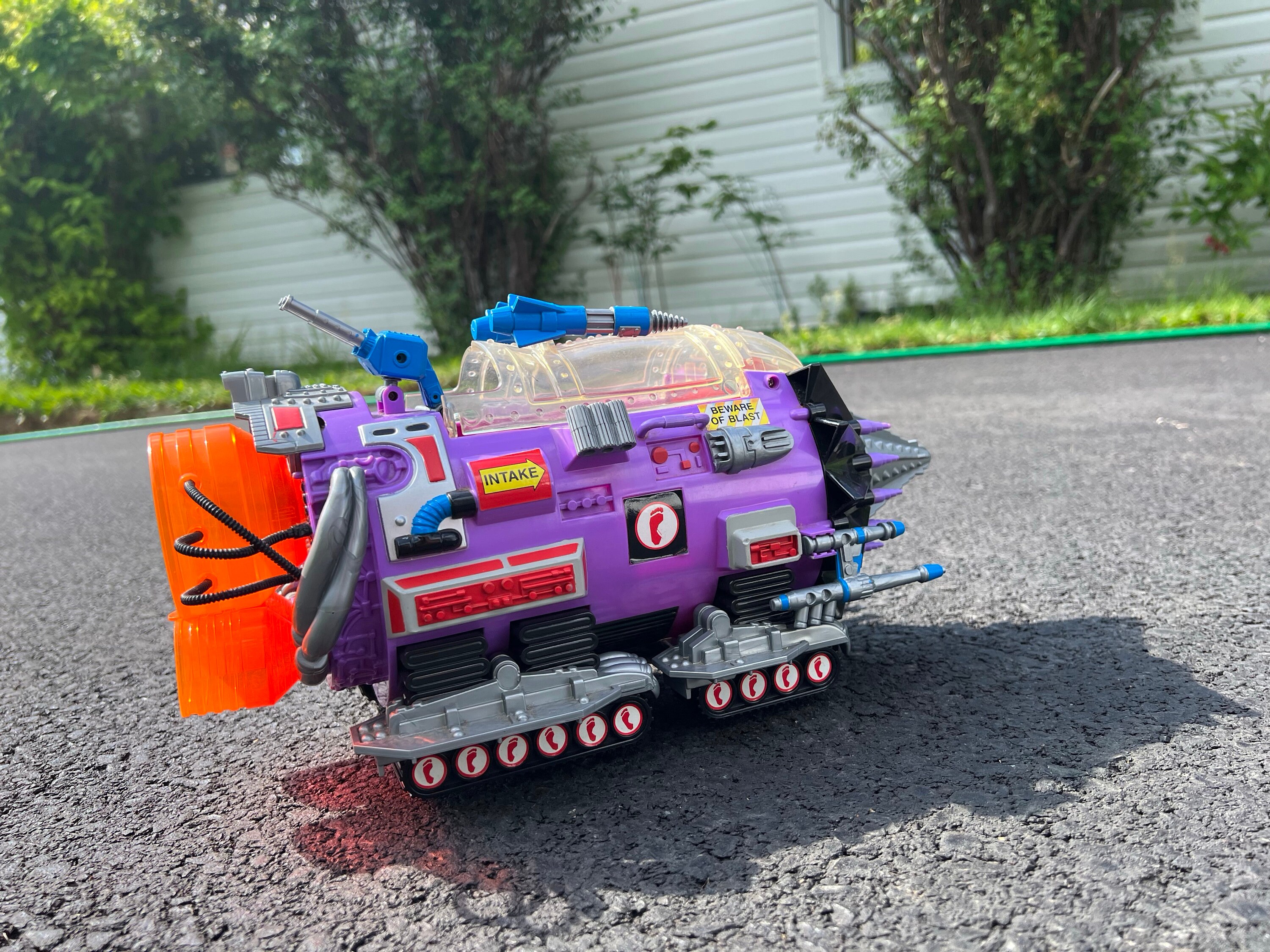 TMNT 1990 SHREDDERS Mutant Module Drill Vehicle Ninja Turtles 100 Complete. Rare to Find Complete Etsy India