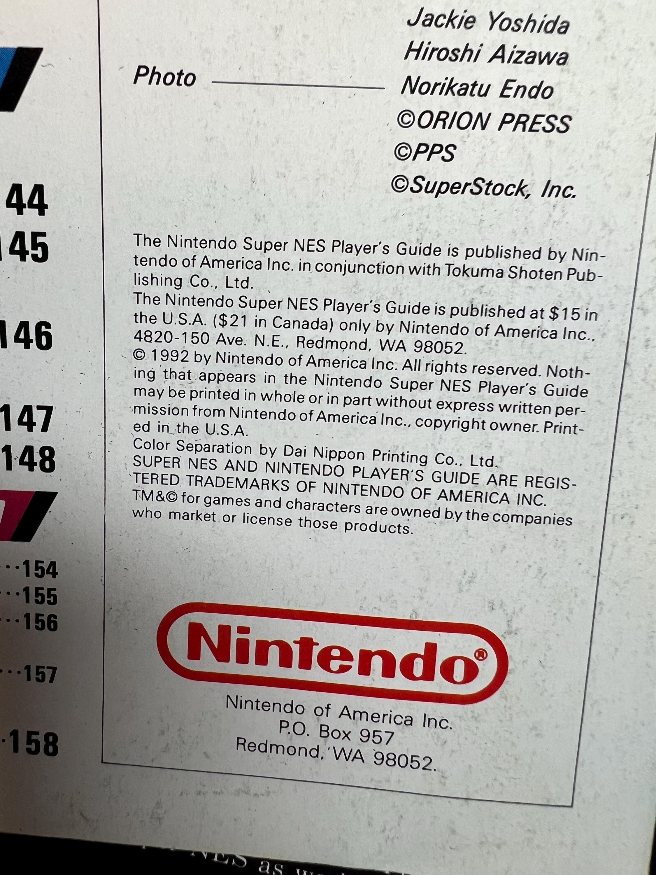 Snes Player Guide.pdf Super NES Player's Guide Magazine Book Super Nintendo 1992 - Etsy