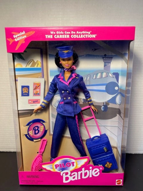 1997 Special Edition Airline Pilot Barbie Doll African American 19384. the Career Collection. Etsy Canada