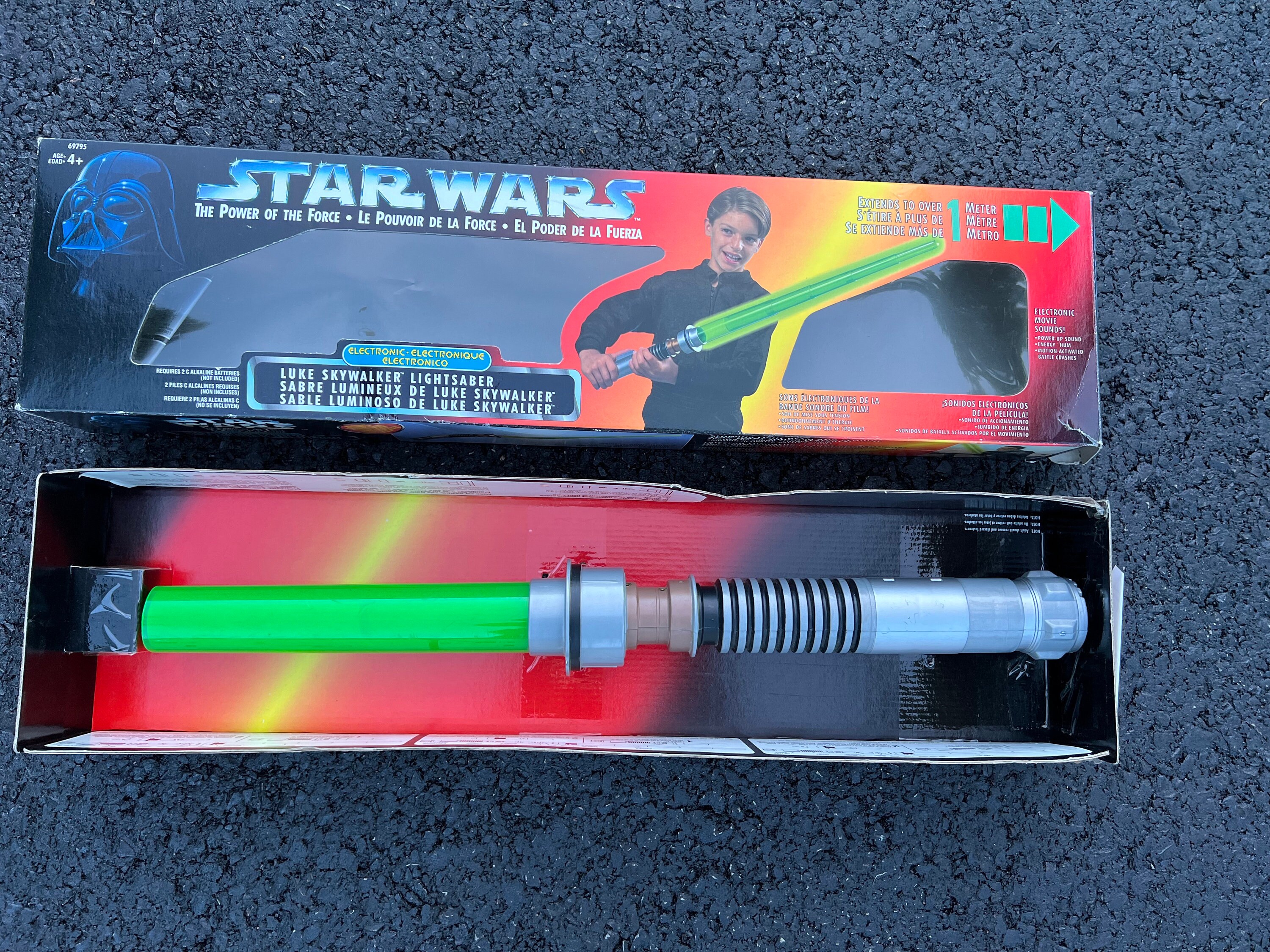1996 Star Wars Electronic Lightsaber Luke Skywalker