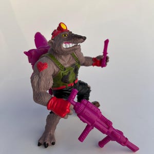 1991 Dirtbag Mole Rat, TMNT, Teenage Mutant Ninja Turtles, Dirtbag Mole Rat w/Tail TMNT
