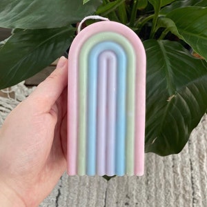 Arch candle / Rainbow candle / Decorative candle / Arch pillar candle / Minimalist candle