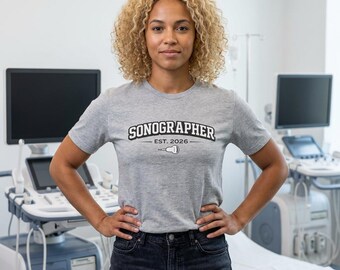 Sonographer Est. 2026 Tee | Sonography Ultrasound Technician Shirt