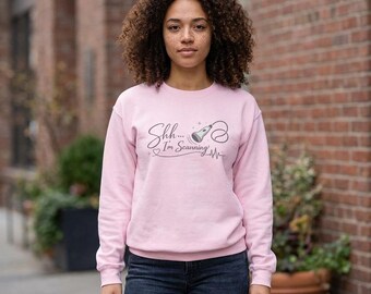 Shh I'm Scanning Sonographer Humor Sweatshirt