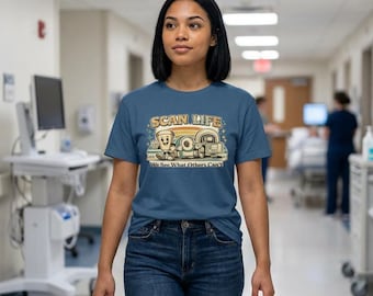 Scan Life medical imaging tee | Radiology technician shirt, X-ray CT MRI design