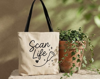 Scan Life Sonographer Ultrasound Tote Bag | Woven Tote
