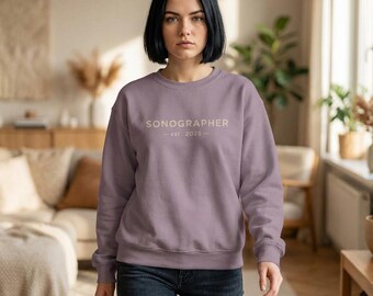 Sonographer EST 2026 Sweatshirt | Sonography Tech Crewneck