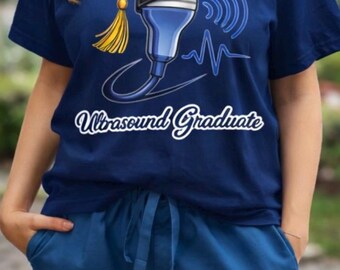 Ultrasound Sonographer Graduate T-Shirt | Sonography Grad Tee
